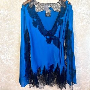 Agent Provocateur Soirée Celeste Silk Cover up